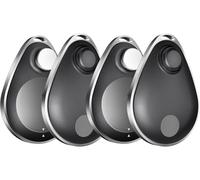 Utag - Rastreador GPS para niños, paquete de 4, buscador de llaves funciona con Apple Find My (solo iOS), protección de privacidad, modo perdido, impermeable, rastreador Bluetooth para niños, personas