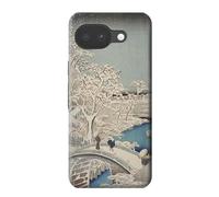 Utagawa Hiroshige Drum Bridge Yuhi Hill in Meguro Funda Carcasa Case para Google Pixel 10a