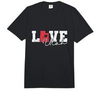 Utah Amor Estados Unidos América Estado Comfort Colors Adult Heavyweight T-Shirt