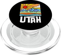 Utah Artistic Nature & Mountains Vintage Graphic PopSockets PopGrip para MagSafe