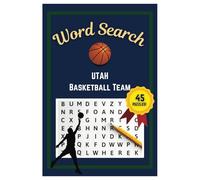 Utah Basketball Word Search Puzzle Book: Word Searches with easy to read print | 6x9 inches | 45 Puzzles, 405 Words, 68 Pages | Gift for Basketball Fans, Vacations, Road Trips, Holidays, & Free Time