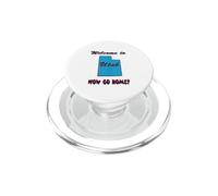 Utah Bienvenido a Ahora Vete a casa, Broma Divertida y humorística PopSockets PopGrip para MagSafe