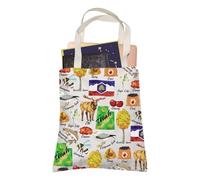 Utah - Bolsa de compras reutilizable para amantes de las vacaciones del estado de colmena, regalo de viaje para mejores amigos, mamá y papá, Utah, 35cm ( 13.78 inch ) * 38 cm ( 14.96 inch)