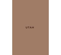 UTAH CANYON SHADOW - Premium Lined Journal | 6" x 9" | Soft Cover | 120+ Pages - Bold State-Inspired Design: A High-Quality State Notebook - Ideal for School, Work, or Everyday Notes