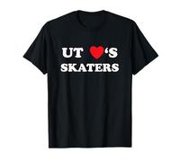 Utah Loves Skaters Skateboard Design Camiseta