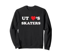 Utah Loves Skaters Skateboard Design Sudadera