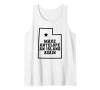 Utah Make Antelope an Island Again Great Salt Lake Camiseta sin Mangas