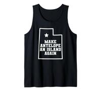 Utah Make Antelope an Island Again Great Salt Lake Camiseta sin Mangas