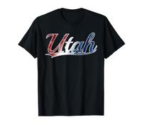 Utah Patriotic Red White and Blue USA American Pride Camiseta