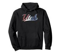 Utah Patriotic Red White and Blue USA American Pride Sudadera con Capucha