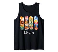 Utah Pincelada Parque Nacional Arches Botas De Senderismo Camiseta sin Mangas