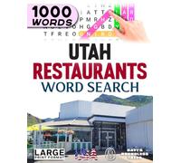 Utah Restaurants Word Search: Large Print