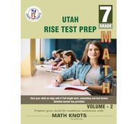 UTAH State (RISE) , 7th Grade MATH Practice Tests ,Volume 2