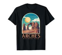 Utah Vintage Retro Hiking Camping Arches National Park Camiseta