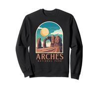 Utah Vintage Retro Hiking Camping Arches National Park Sudadera