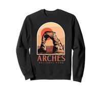 Utah Vintage Retro Hiking Camping Arches National Park Sudadera