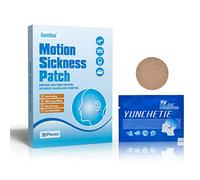 Utapossin Parches para el Mareo por Movimiento, 36 Unids Anti Movimiento Mareo Parche Náuseas pegatinas Tratamiento Enfermedad Alivio Parche de Cuidado