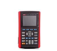 UTD1025CL Osciloscopio de memoria digital portátil con 25 MHz, 1 canal, 200 Msa/s, velocidad de muestreo 2 en 1: osciloscopio y multímetro de medición para voltaje, corriente, ohmios, 3 contadores de