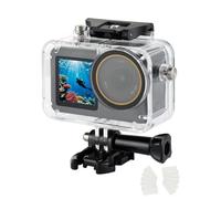 UTEBIT - 50 M/164 FT Funda Impermeable para cámara dji Osmo Action 5/4/ 3, Carcasa de Buceo para cámara de acción con Accesorios de Montaje (Transparente)