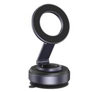 UTEBIT Soporte Magnetico Movil Coche con 360° Portátil Soporte Movil Coche Ventosa - de vacío instalación en un Segundo, Compatible con iPhone 17/16/15/14/13/12 e Android con Anillo Magnético