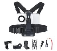 UTEBIT Soporte Movil Pecho para Videos POV/Vlog, Arnés de Pecho de Soporte Chest Mount Compatible con iPhone 16/15/14 Plus Pro MAX Samsung Galaxy GoPro Hero 13/12 Accesorios de Grabación de Video