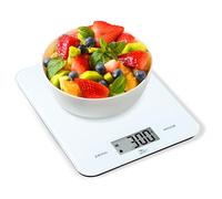 Uten Báscula de Cocina Digital 8 kg/1g, Báscula Electrónica Digital para Medición de Alta Precisión, Pantalla LED Multifunción, para Cocina y Pastelería