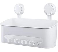Uten Estante de Ducha con Ventosa Autoadhesivo Cesta Estanteria Organizador para Cocina Sala de Estar Baño