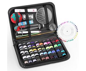 Uten Kit de Costura de Viaje Profesional con 130 Accesorios de Costura, 40 bobinas, Bolsa de Transporte para Principiantes, niños, entusiastas del Bricolaje