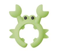 Utensil Rest | Crab Shaped Silicone Utensil Rest | Countertop Ladle Holder | Accesorio de cocina en forma de cangrejo para estufa, espátula, cucharón, tenedor, mostrador de cocina