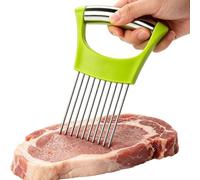Utensilio cortador de de acero inoxidable antideslizante | Herramienta de rebanador de tomate para tomates, verduras, carne, carne, carne, casa, restaurante, camping y picnic