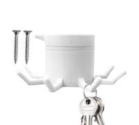 Utensilio Rack - Gancho para utensilios de cocina | Gancho adhesivo | Soporte para utensilios de cocina | Gancho giratorio de cocina debajo del armario para bolsas de toallas, tabla de hackear