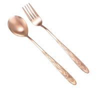 Utensilios de cobre puro al 99,99 %, cubiertos de cobre con hermoso significado chino, adecuados para cocina, hogar, boda, fiesta, apto para lavavajillas (1 tipo)