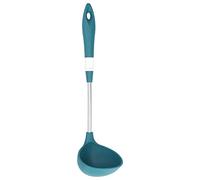 Utensilios de cocina de silicona, aislamiento térmico de acero inoxidable, antiescaldaduras, agarre ergonómico, herramientas de cocina para chefs caseros, juego de 6 piezas, color (Cuchara verde)