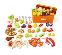 Utensilios de cocina de simulación: accesorios comida, juego juguetes cocina para el hogar, kit actividades guardería con diseño educativo realista, juguetes para niños, juego rol culinario cumpleaños