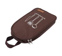 Utensilios de Cocina para Acampar, Juego de Cocina con Banda Elástica Viajes Al Aire Libre Utensilios Transporte Cubiertos Viajes con Estuche para Tableros, Trapos, Tijeras, Cuchillos Frutas (B)