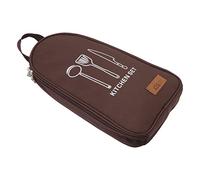 Utensilios de Cocina para Acampar, Plateware de Viaje con Estuche para Acampar para Acampar con una Banda Elástica de Cocina de Viaje Al Aire Libre para Tablas de Corte, Trapos, Tijeras, Cuchillos