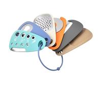 Utensilios de Cocina Portátiles 6 en 1, Juego de Cocina para Ahorrar Espacio, Accesorios de Camping de Acero Inoxidable, Pelador, Abrebotellas, Cortador de Pizza, Rallador de Ajo, Corte Vainilla