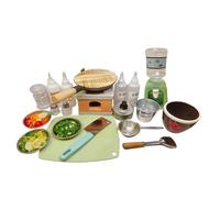 Utensilios de Cocina Reales para Niños,Juego Educativo de Herramientas de Cocina para Juego de Imitación,Olla Para Freír, Utensilios Para Cocinar Comida Auténtica Con Quemador De Estufa Mini | Para Co