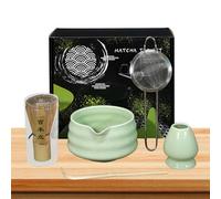 Utensilios de cocina y servicio de té japonés, conjunto de 5 partes naturales, natural | Conjunto profesional de rina de atracción, juego de para los amantes del, debuta