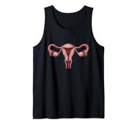Utero anatomía obstetricia ginecología ginecología ilustración médica Camiseta sin Mangas