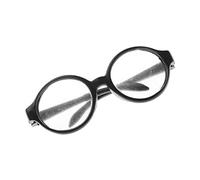 Uteruik 1 par de gafas de marco redondo, para muñecas American Girl My Life de 46 cm, color negro