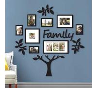 Uteruik Acrílico Family Tree Frame Decal Etiqueta engomada Impermeable Imagen del Papel Pintado del Dormitorio Incluir - 1PCs
