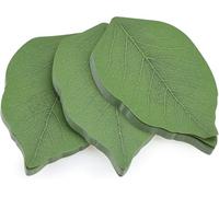 Uteruik Bloc de notas adhesivas de papel con hojas de árbol verde (300 páginas)