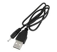 Uteruik Cable Cargador USB DC 2.0mm para Nokia 5230 5320 5310 Negro