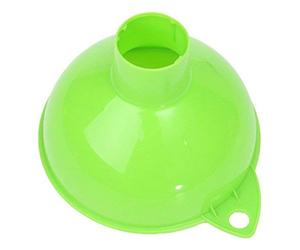 Uteruik Embudo para el hogar de plástico Boca Ancha Vino Herramienta de llenado Grande enlatado Aceite líquido Agua Mermelada hogar Gasolina Cocina barware, 1 unids