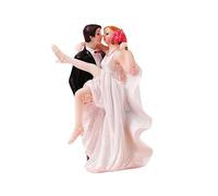 Uteruik Figuras de decoración para tartas de novia y novio, estatua de pareja sexy, decoración de pastel de boda, aniversario, compromiso
