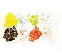 Uteruik KAM Snaps T3 Botones Cierres a presión, 160 Piezas - 10,7 mm (8 Colores)