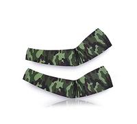Uteruik Mangas de protección UV para Brazo con Agujero para el Pulgar, Camuflaje Deportivo, protección Solar para Hombres y Mujeres, 1 par (#G)