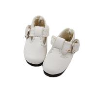 Uteruik Zapatos de Cuero con Hebilla para muñeca Blythe Momoko AZONE a Escala 1/6, Zapatos Casuales, Accesorio de Disfraz, 2,8 x 1,2 cm (#D)