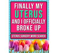 Uterus Surgery Recovery Word Search: Funny Post Hysterectomy Activities For Women